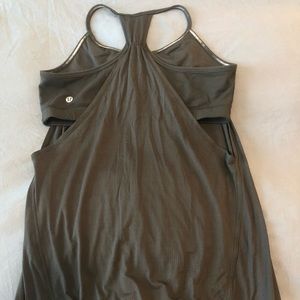 🍋Lululemon Workout Tank Black Flowy 10